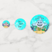 Doo Doo Doo Baby Shark verjaardagsfeestje Confetti (Voorkanten)