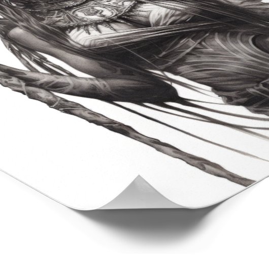 Doo Witch Doctor Standing Dramatic Pose Poster (Coin)