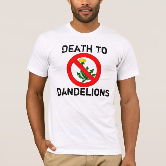 Dood aan Dandelions T-Shirt (Voorkant)