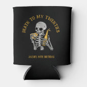 Dood aan mijn 20s Skeleton Blikjeskoeler (Voorkant)