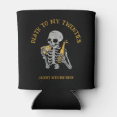Dood aan mijn 20s Skeleton Blikjeskoeler (Achterkant)