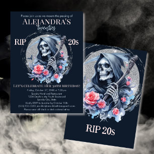 Dood aan mijn Jeugd Grim Reaper 30e Verjaardagsfee Kaart