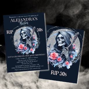 Dood aan mijn Jeugd Grim Reaper 40ste Verjaardagsf Kaart