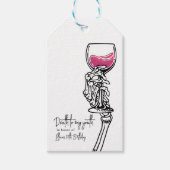 Dood aan mijn jeugd verjaardag uitnodiging cadeaulabel (Voorkant)