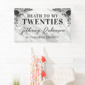 Dood aan mijn tienerjaren spandoek (Insitu)