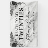 Dood aan mijn tienerjaren spandoek (Verticaal)