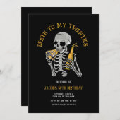 Dood aan mijn uitnodiging van 20. (Voorkant / Achterkant)