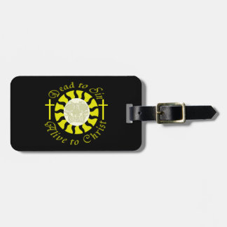 Dood aan Sin - Alive aan Christus: Romeinen 6:11 Bagagelabel