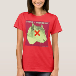 DOOD AAN SQUIRRELS™ t-shirt2 diep rood T-shirt