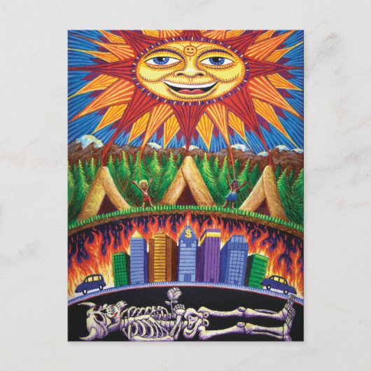 Dood bij geboorte  briefkaart (Voorkant)