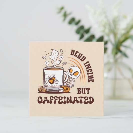 Dood binnenin, maar cafeïnevrij (Staand voorkant)