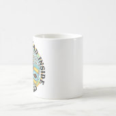 Dood binnenin, maar cafeïnevrij koffiemok (Center)