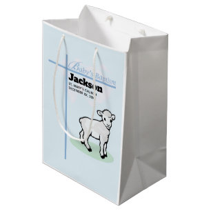 Dood Blauwe Jongenslam, Aanpasbaar Medium Cadeauzakje
