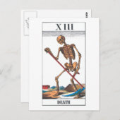 dood briefkaart (Voorkant / Achterkant)