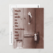 Dood Briefkaart (Voorkant / Achterkant)