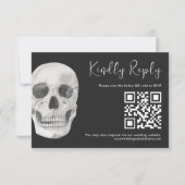 Dood Doe Ons Deel Bruiloft RSVP Kaart (Voorkant)