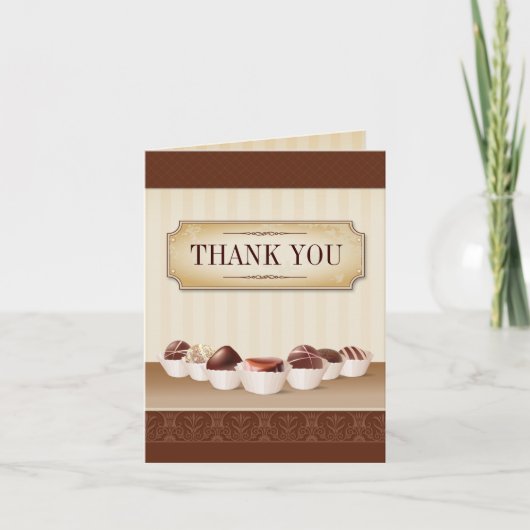 Dood door Chocolade Bruidsdouche Bedankt (Voorkant)