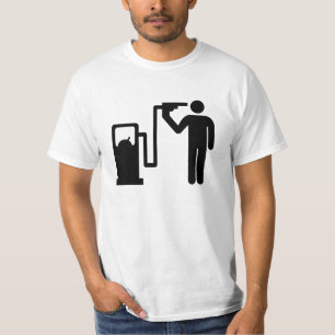 Dood door gasstraalpijp t-shirt