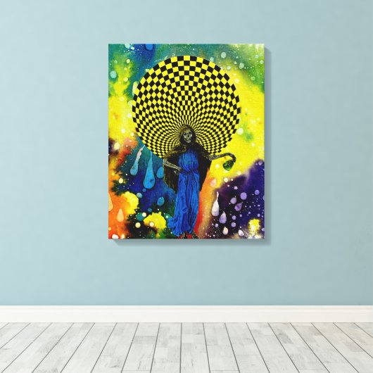 Dood door Michael Moffa Canvas Afdruk (Insitu (Houten vloer))