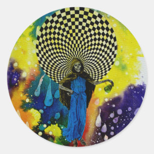 Dood door Michael Moffa Ronde Sticker