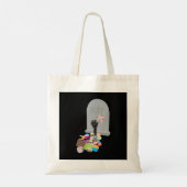 Dood door Snoep Halloween Design Tote Bag (Achterkant)