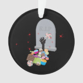 Dood door Snoep Halloween Ornament (voorkant)
