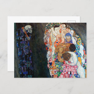 Dood en Leven   Gustav Klimt   Briefkaart