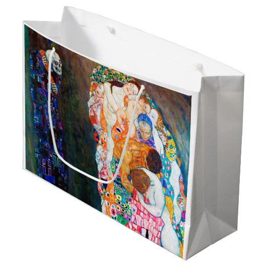 Dood en leven, Gustav Klimt Groot Cadeauzakje (Voorkant Gekanteld)