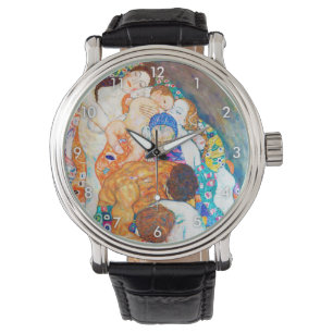 Dood en leven, Gustav Klimt Horloge