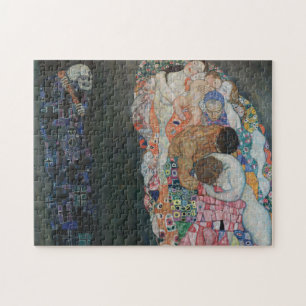 Dood en leven Gustav Klimt Legpuzzel