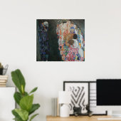 Dood en leven Gustav Klimt Poster (Thuiskantoor)