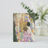 Dood en leven van Gustav Klimt Briefkaart (Staand voorkant)