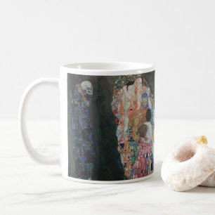 Dood en Leven van Gustav Klimt Vintage Art Nouveau Koffiemok
