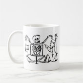 Dood en röntgendokter circa 1951 koffiemok (Links)