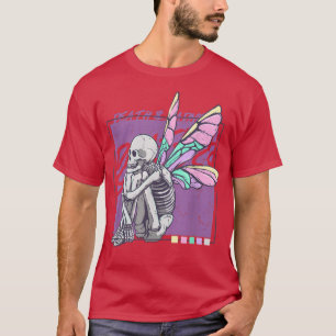 Dood en verdriet Gothic Fairy Grunge Aesthetische T-shirt