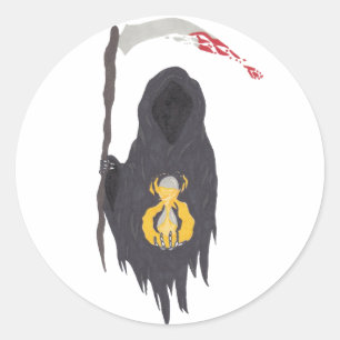 Dood Eternal Ronde Sticker