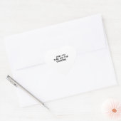 DOOD GOD DANK JE VOOR ALLES HART STICKER (Envelop)