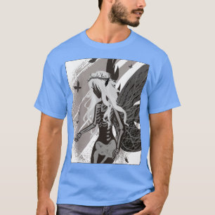 Dood Gothic Skeleton Fairy Aesthetic Fairywave Fae T-shirt