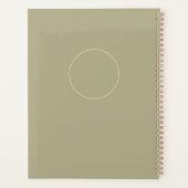 Dood  Gothische illustratie met Jouw naam Planner (Achterkant)