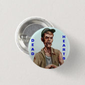 Dood hart Novel - Zombie Button (Voorkant /achterkant)