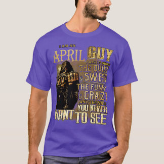 Dood Ik ben een apriljongen Ik heb 3 kanten De Sti T-shirt