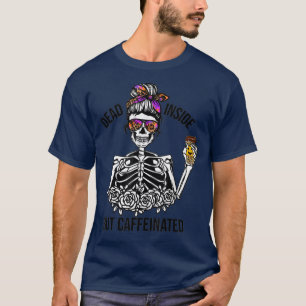 Dood in cafeïnevrije tanden kleurstof luipaard H T-shirt