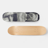 Dood in zeewierder, donker gotisch decennium skateboard (Horizontaal)