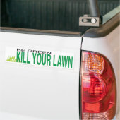dood je gras bumpersticker (Op Truck)
