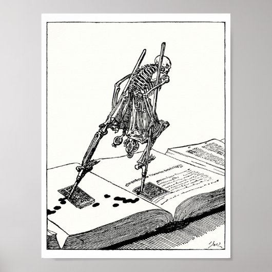 Dood loopt op stelten poster (Voorkant)