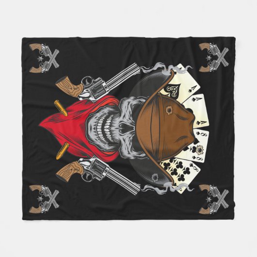 Dood Man met handtas Fleece Deken (Voorkant (Horizontaal))