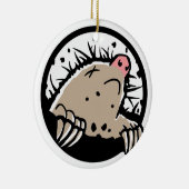 Dood Mole kerstversiering Keramisch Ornament (Rechts)