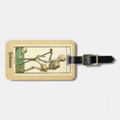 dood Morte Tarot Bagagelabel (Voorkant horizontaal)