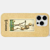  dood Morte Tarot Case-Mate iPhone Case (Achterkant (horizontaal))