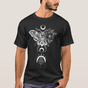 Dood Mot Pagan Gotische Hekserige Esthetiek Hekser T-shirt
